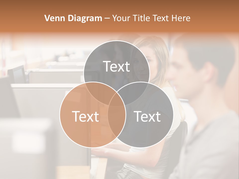 College Caucasian Appearance Happy PowerPoint Template