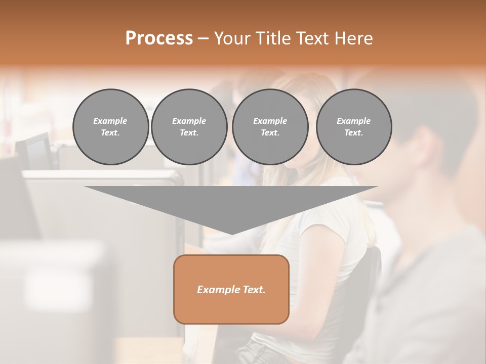 College Caucasian Appearance Happy PowerPoint Template