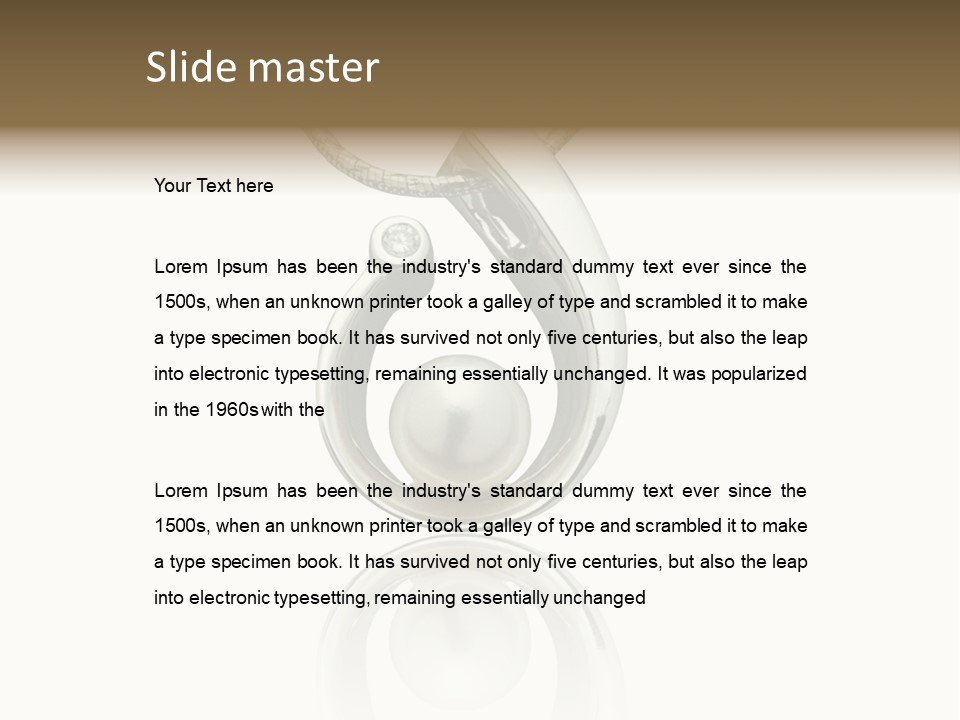 Pearl Valentine Elegance PowerPoint Template