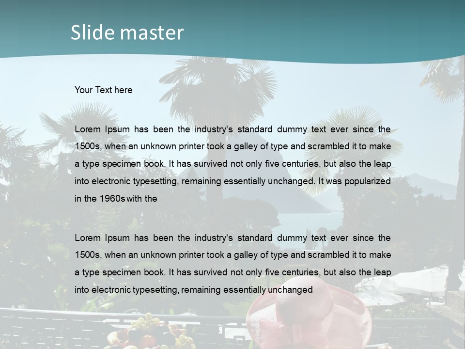 Lake Outside  PowerPoint Template