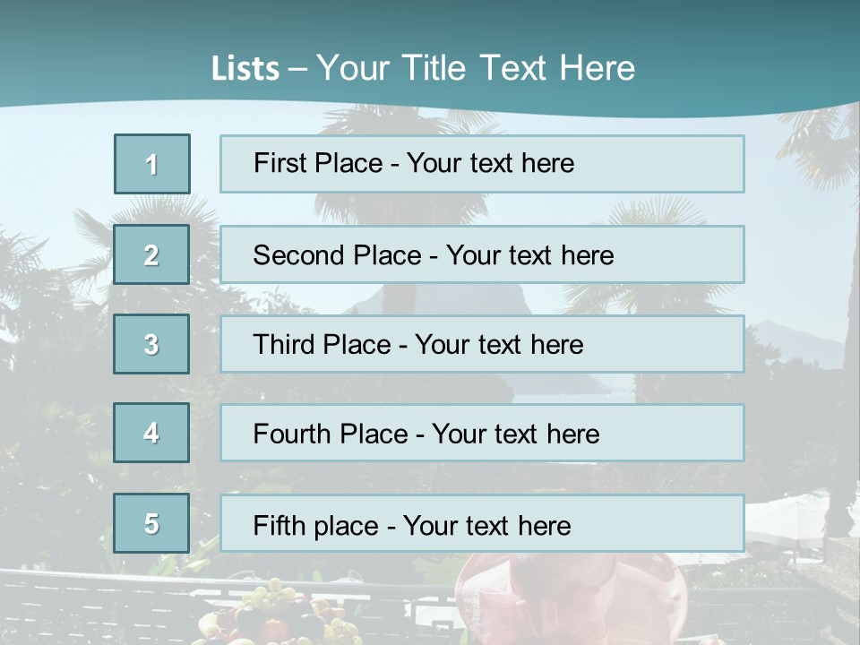Lake Outside  PowerPoint Template