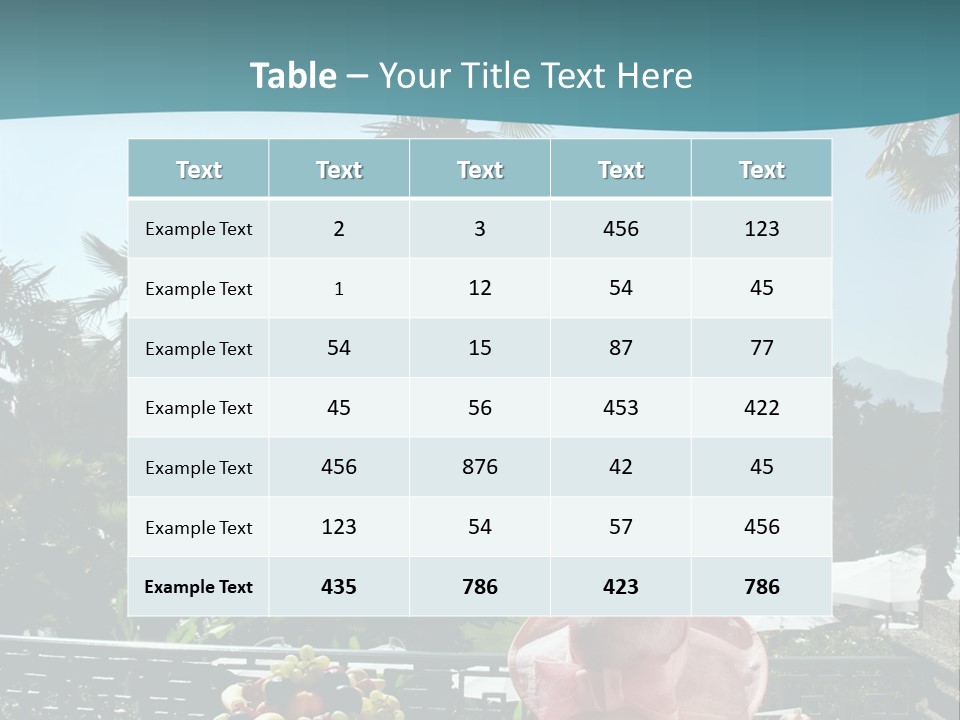 Lake Outside  PowerPoint Template