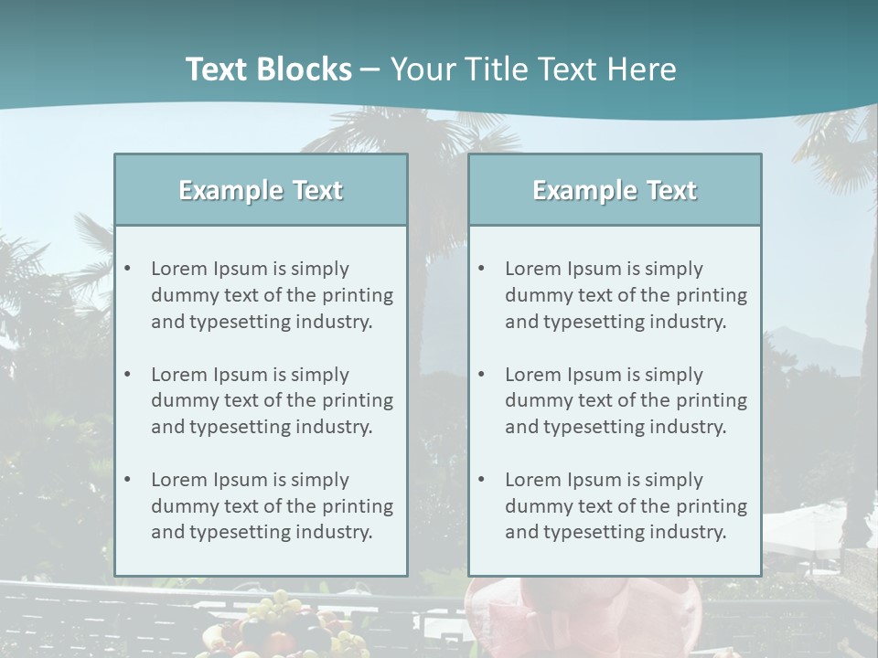 Lake Outside  PowerPoint Template