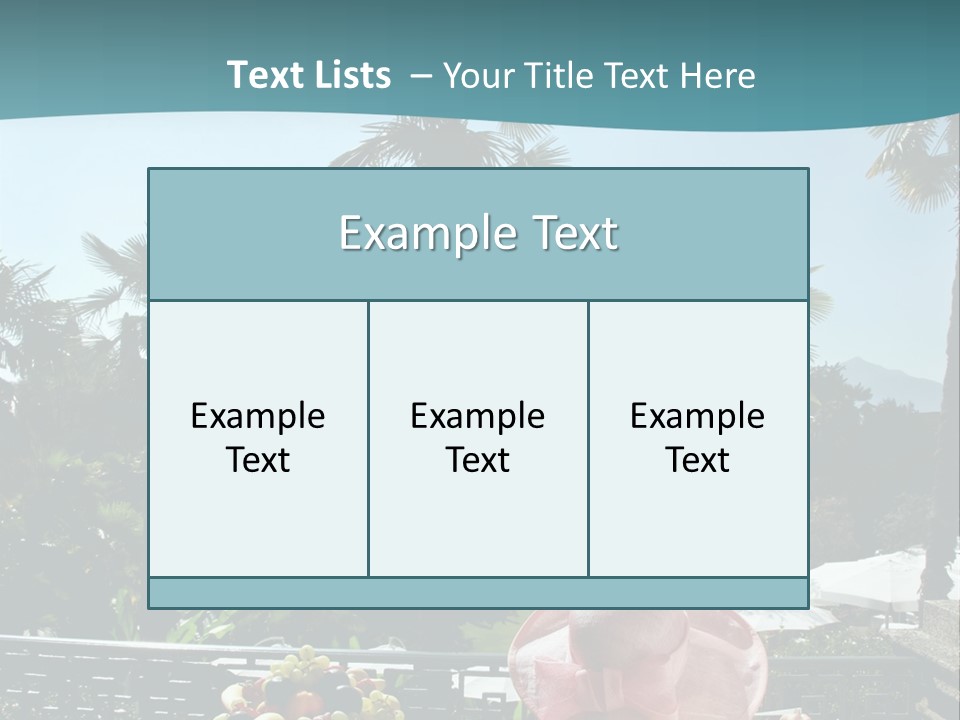 Lake Outside  PowerPoint Template