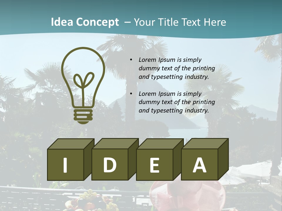 Lake Outside  PowerPoint Template