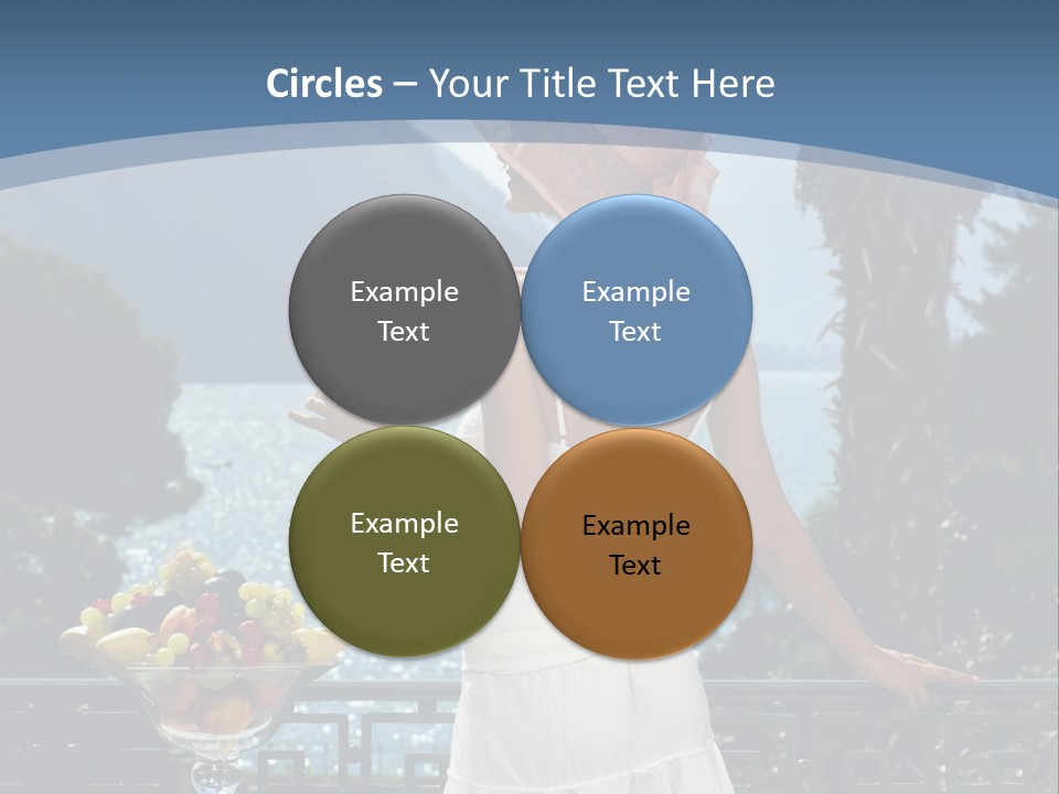 Young Cute Dress PowerPoint Template