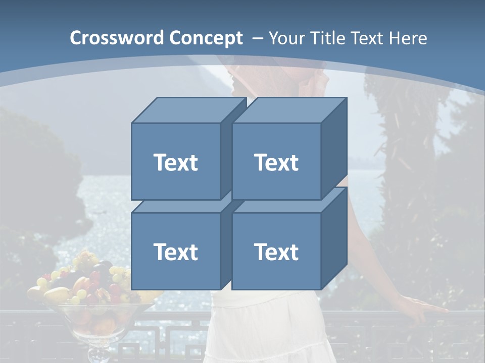 Young Cute Dress PowerPoint Template