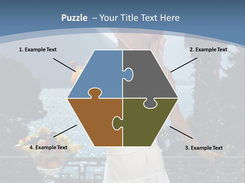 Young Cute Dress PowerPoint Template