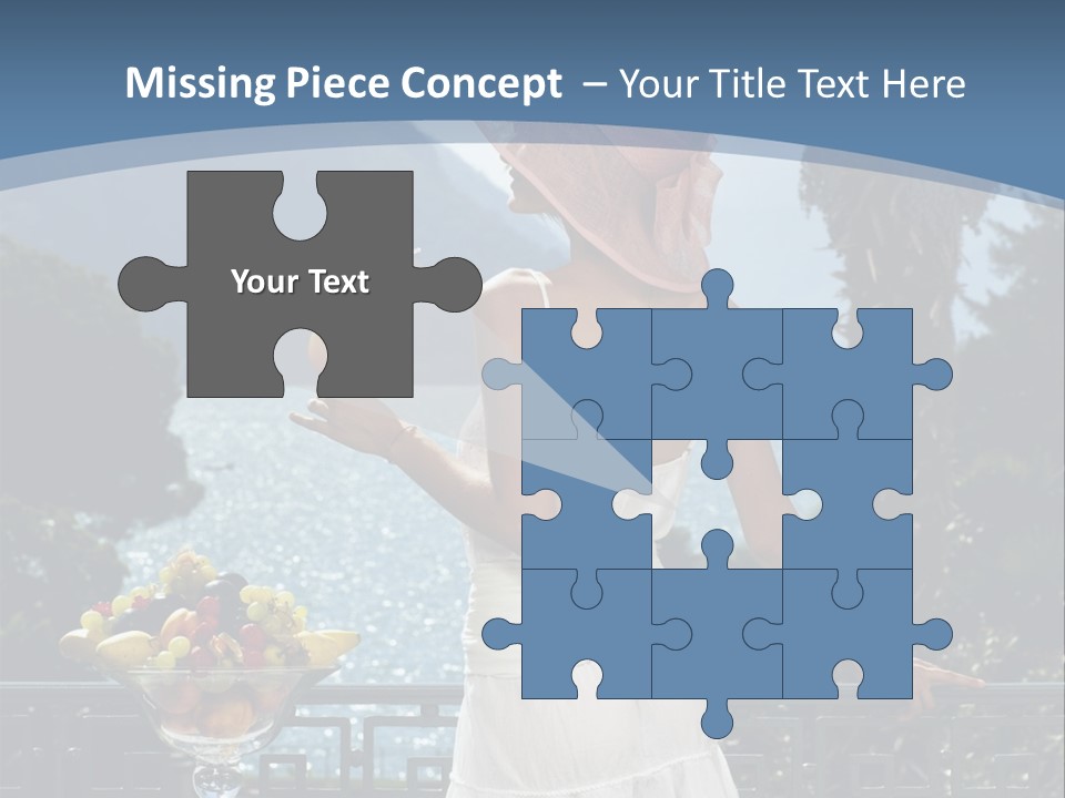 Young Cute Dress PowerPoint Template