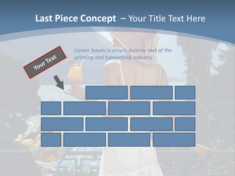 Young Cute Dress PowerPoint Template