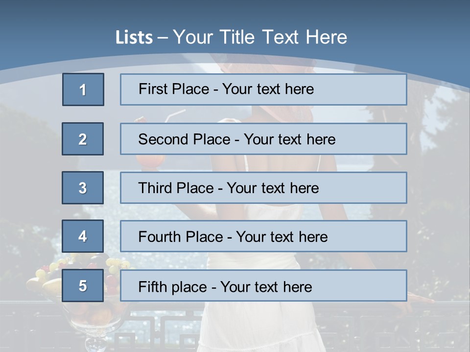 Young Cute Dress PowerPoint Template
