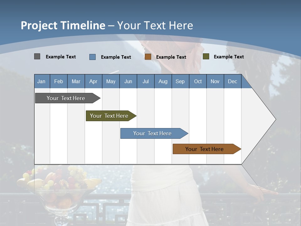Young Cute Dress PowerPoint Template
