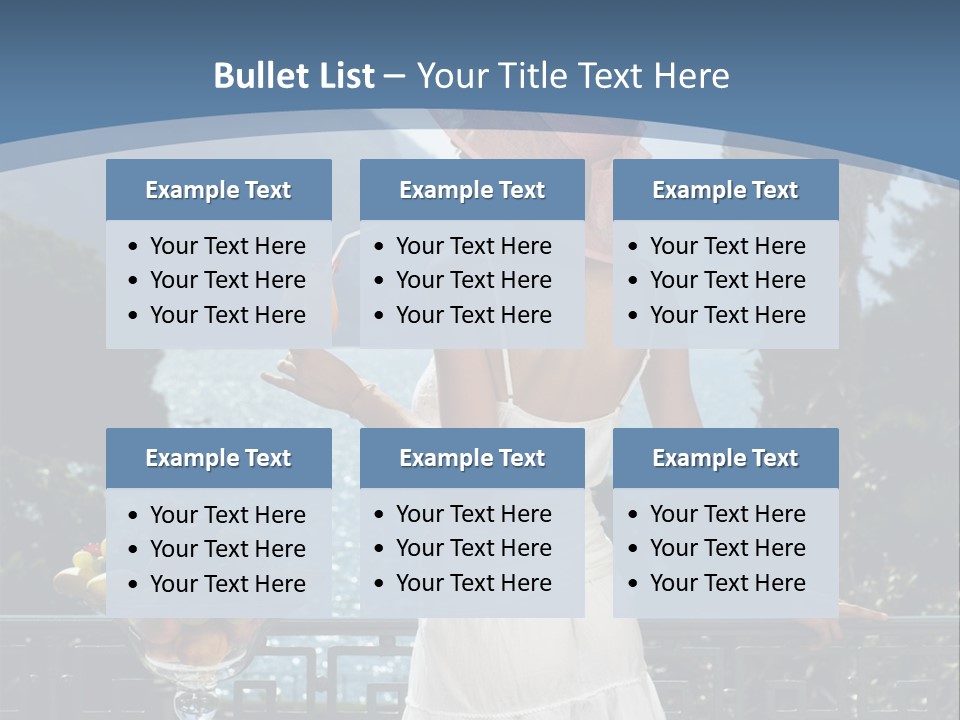 Young Cute Dress PowerPoint Template