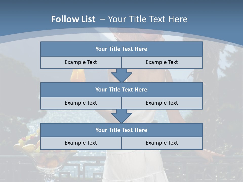 Young Cute Dress PowerPoint Template