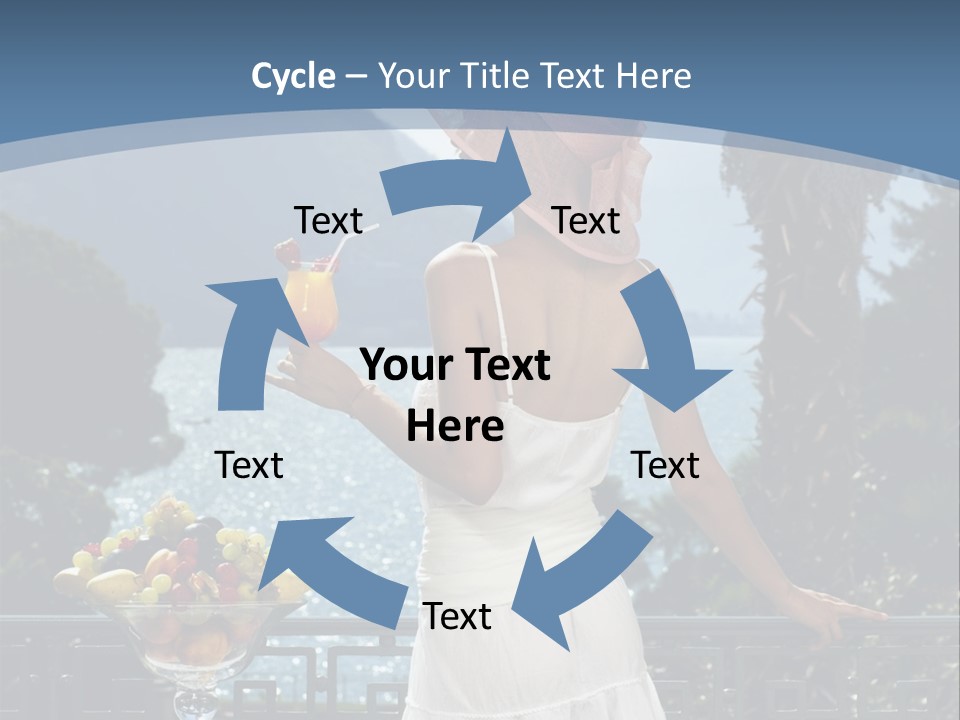 Young Cute Dress PowerPoint Template