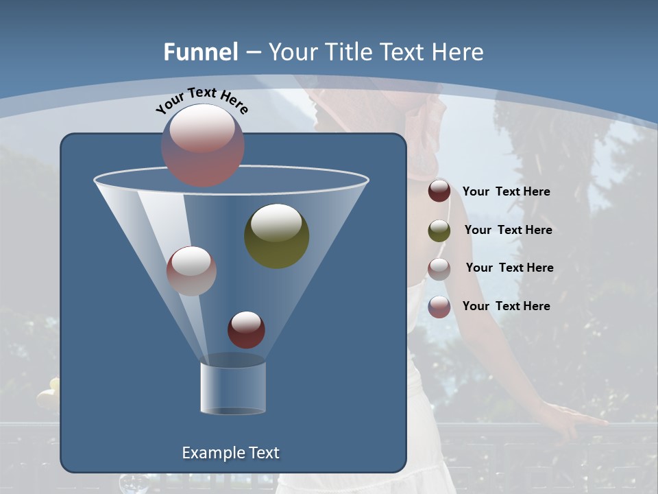 Young Cute Dress PowerPoint Template