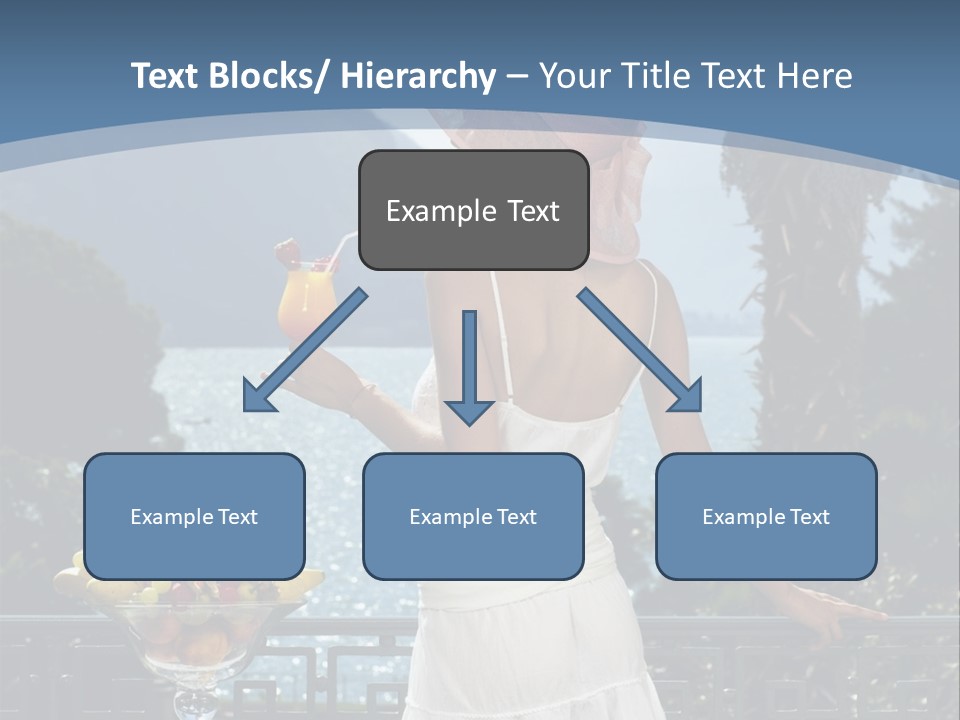 Young Cute Dress PowerPoint Template