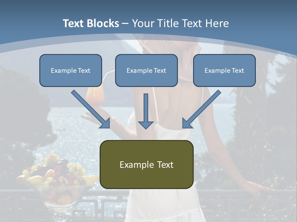 Young Cute Dress PowerPoint Template
