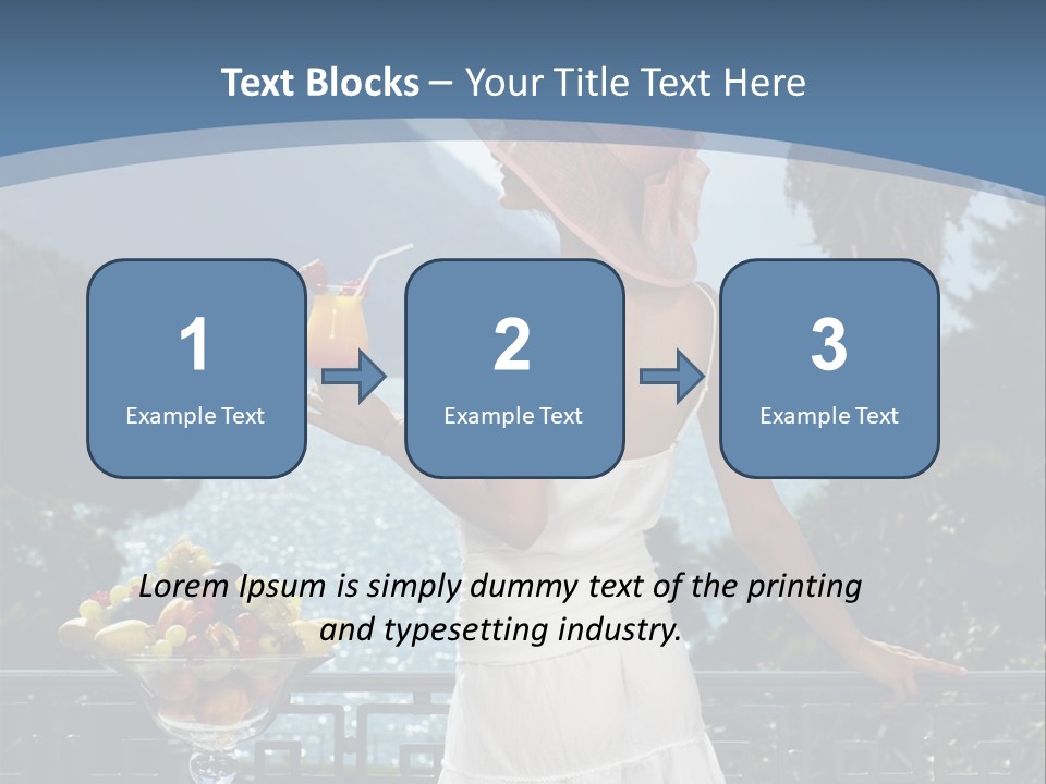 Young Cute Dress PowerPoint Template