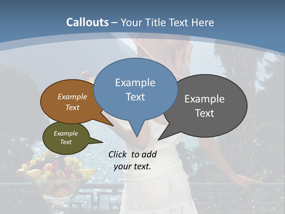 Young Cute Dress PowerPoint Template