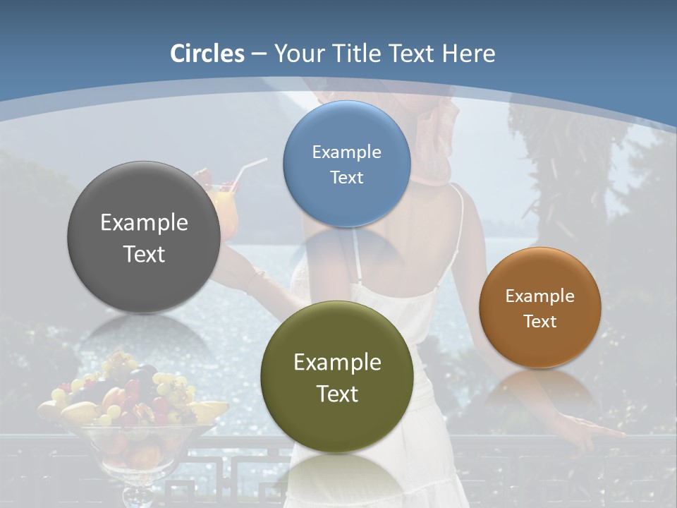 Young Cute Dress PowerPoint Template