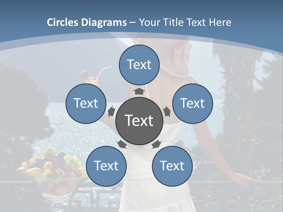 Young Cute Dress PowerPoint Template