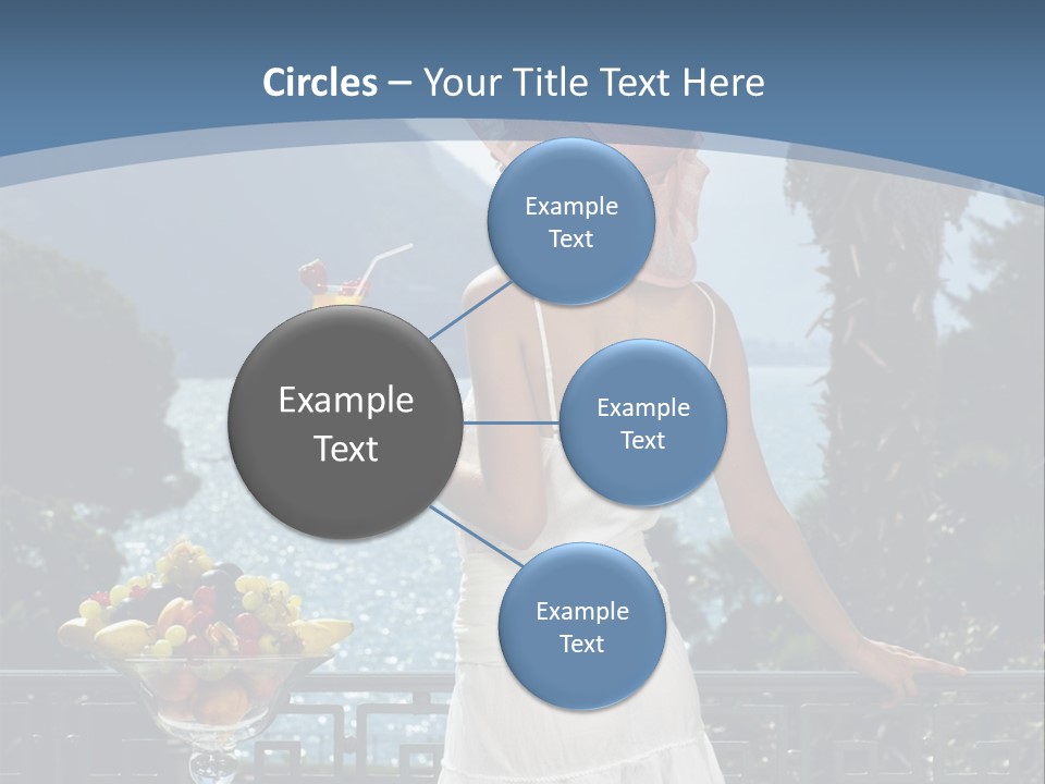 Young Cute Dress PowerPoint Template