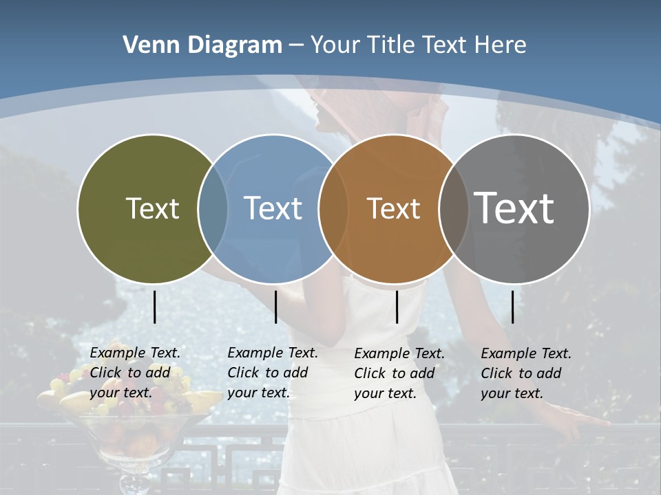 Young Cute Dress PowerPoint Template