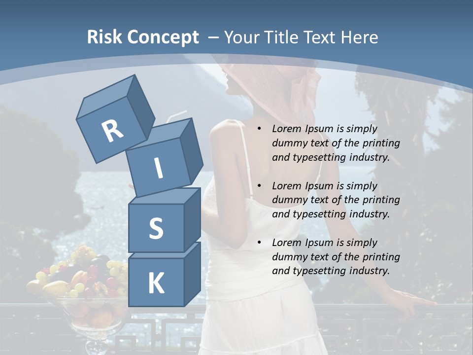 Young Cute Dress PowerPoint Template