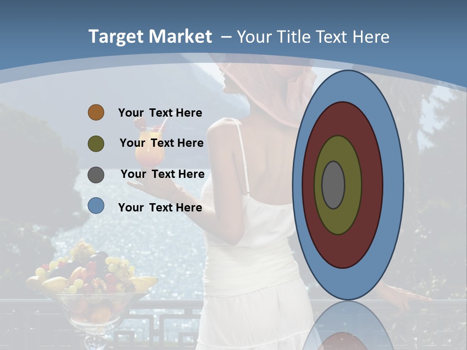 Young Cute Dress PowerPoint Template