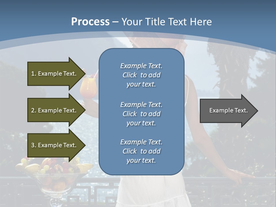 Young Cute Dress PowerPoint Template