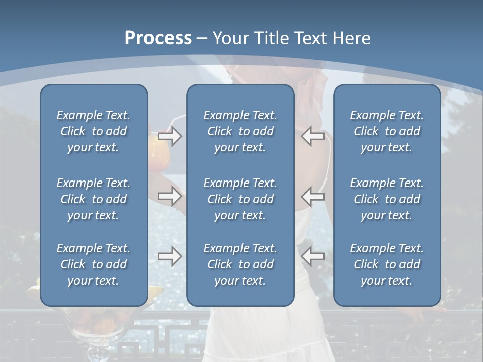 Young Cute Dress PowerPoint Template