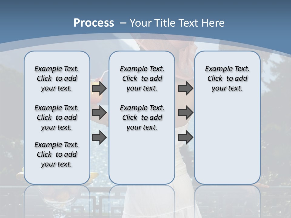 Young Cute Dress PowerPoint Template