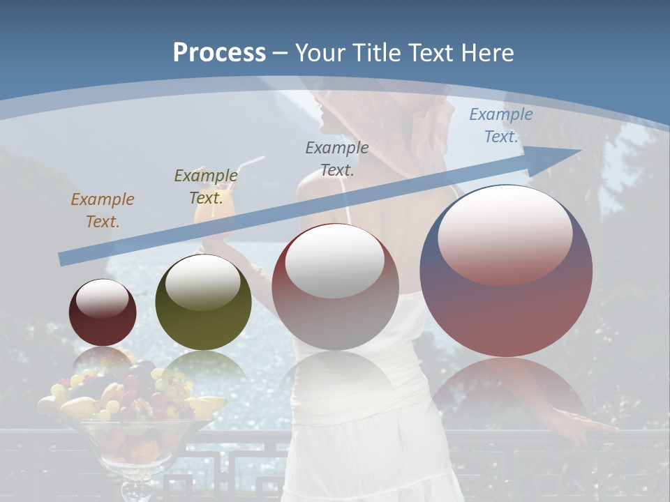 Young Cute Dress PowerPoint Template