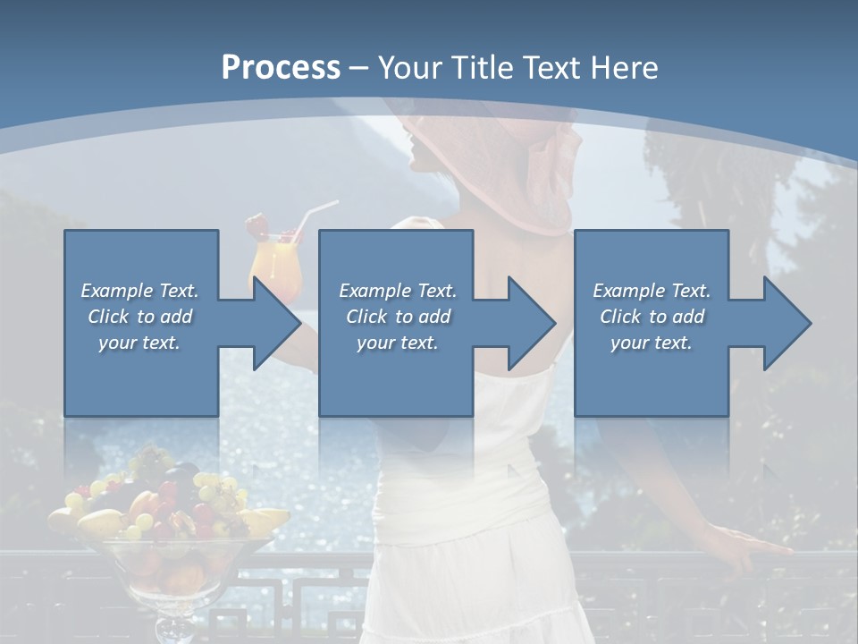 Young Cute Dress PowerPoint Template