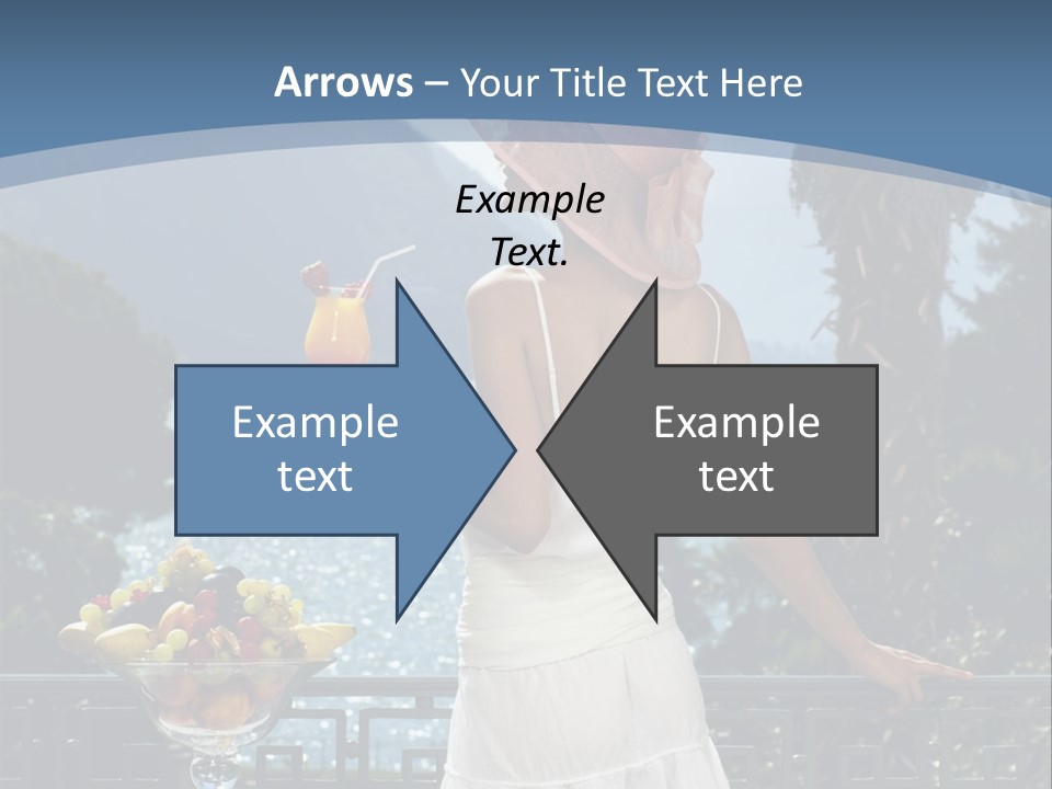 Young Cute Dress PowerPoint Template