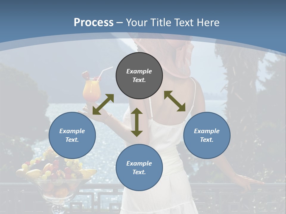 Young Cute Dress PowerPoint Template
