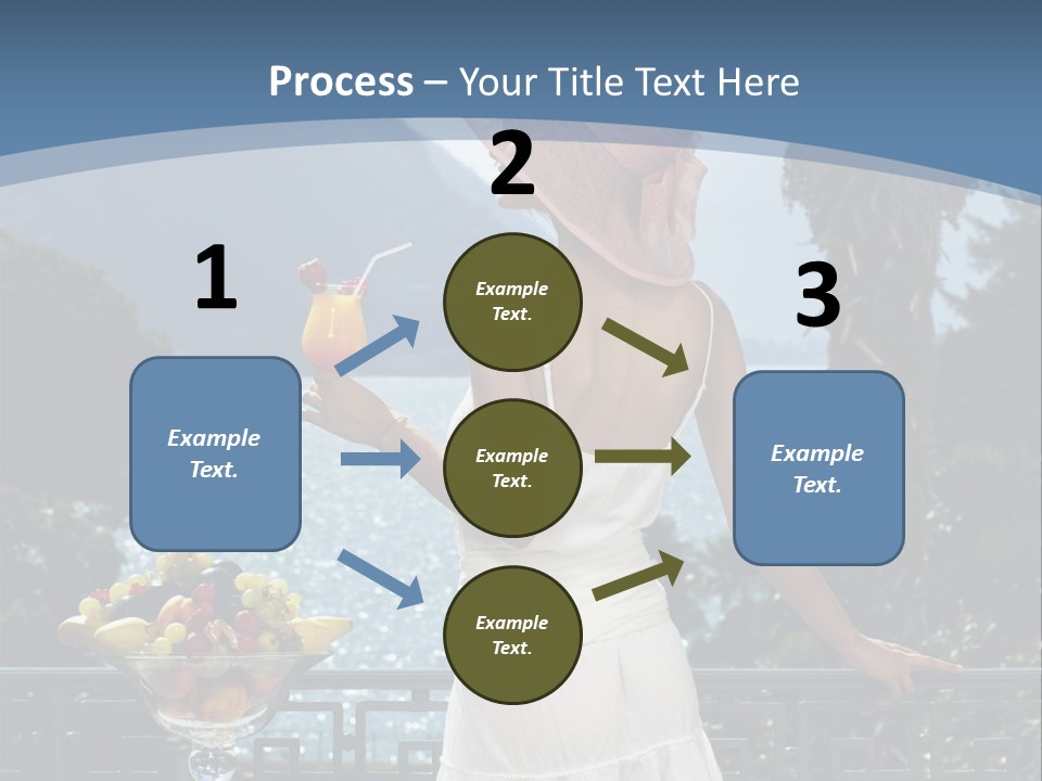 Young Cute Dress PowerPoint Template