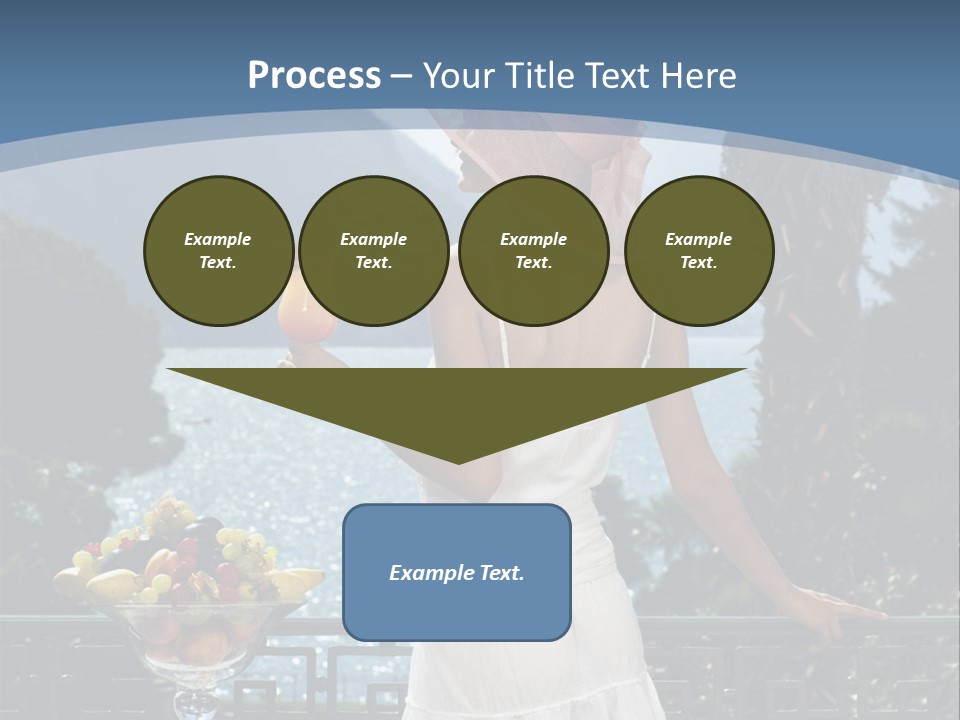 Young Cute Dress PowerPoint Template