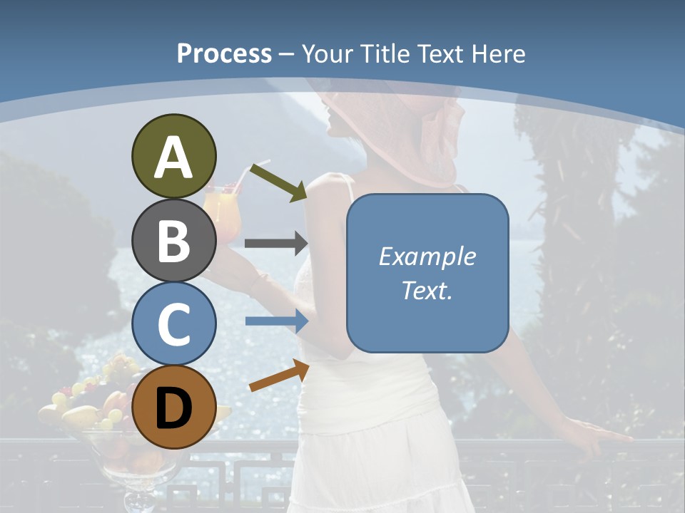 Young Cute Dress PowerPoint Template