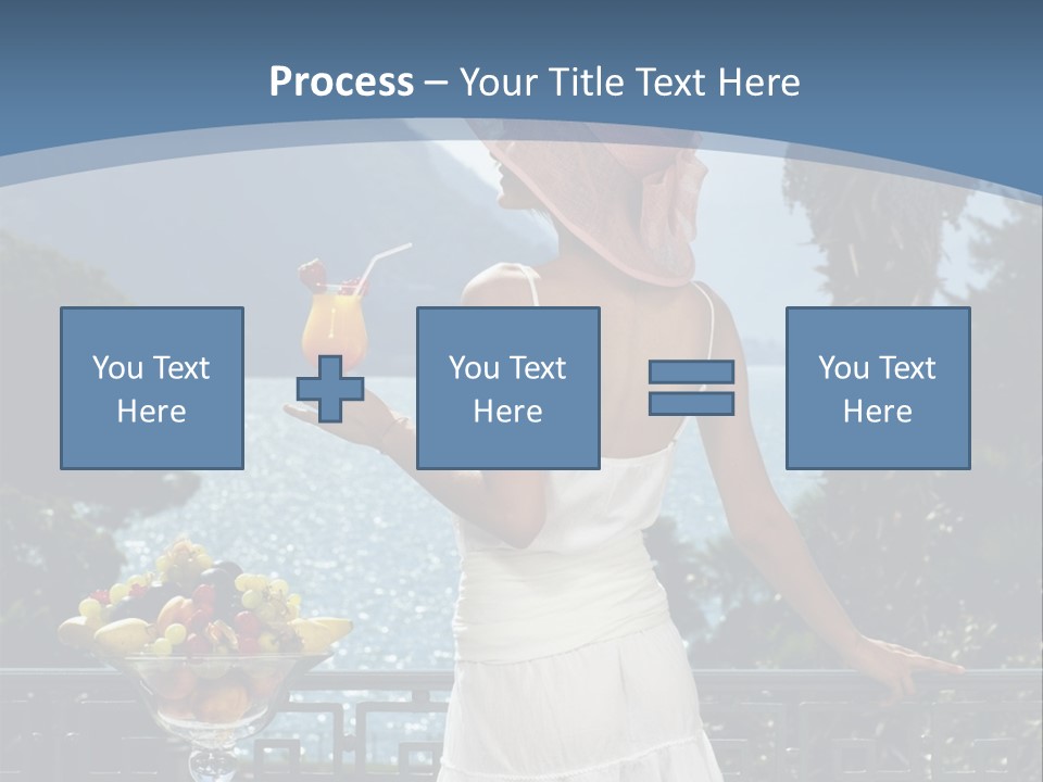 Young Cute Dress PowerPoint Template