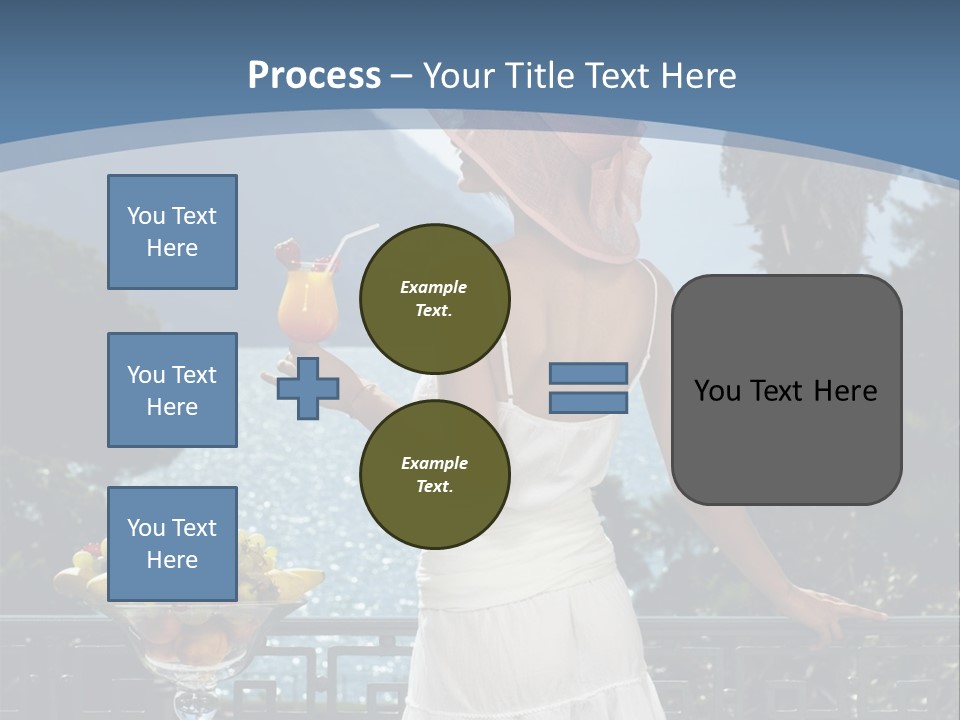 Young Cute Dress PowerPoint Template