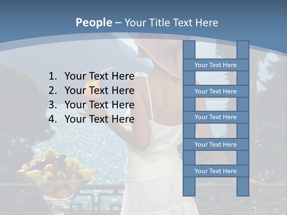 Young Cute Dress PowerPoint Template