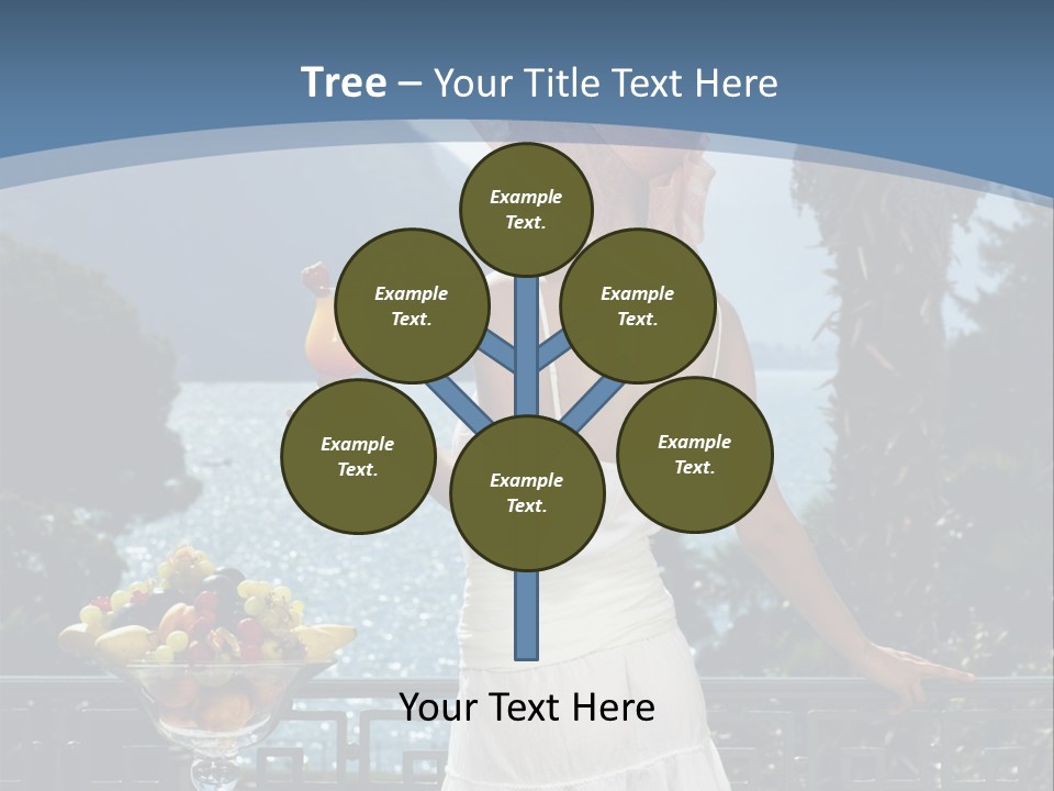 Young Cute Dress PowerPoint Template