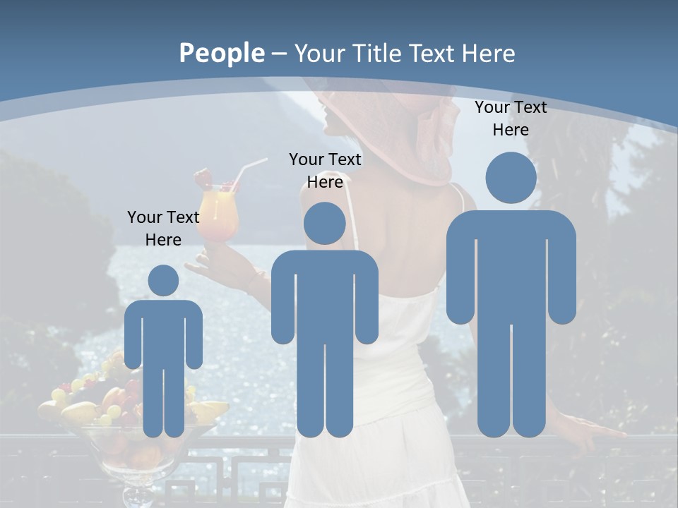 Young Cute Dress PowerPoint Template