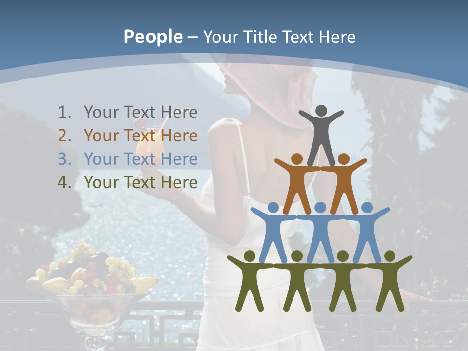 Young Cute Dress PowerPoint Template