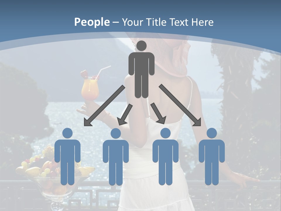 Young Cute Dress PowerPoint Template