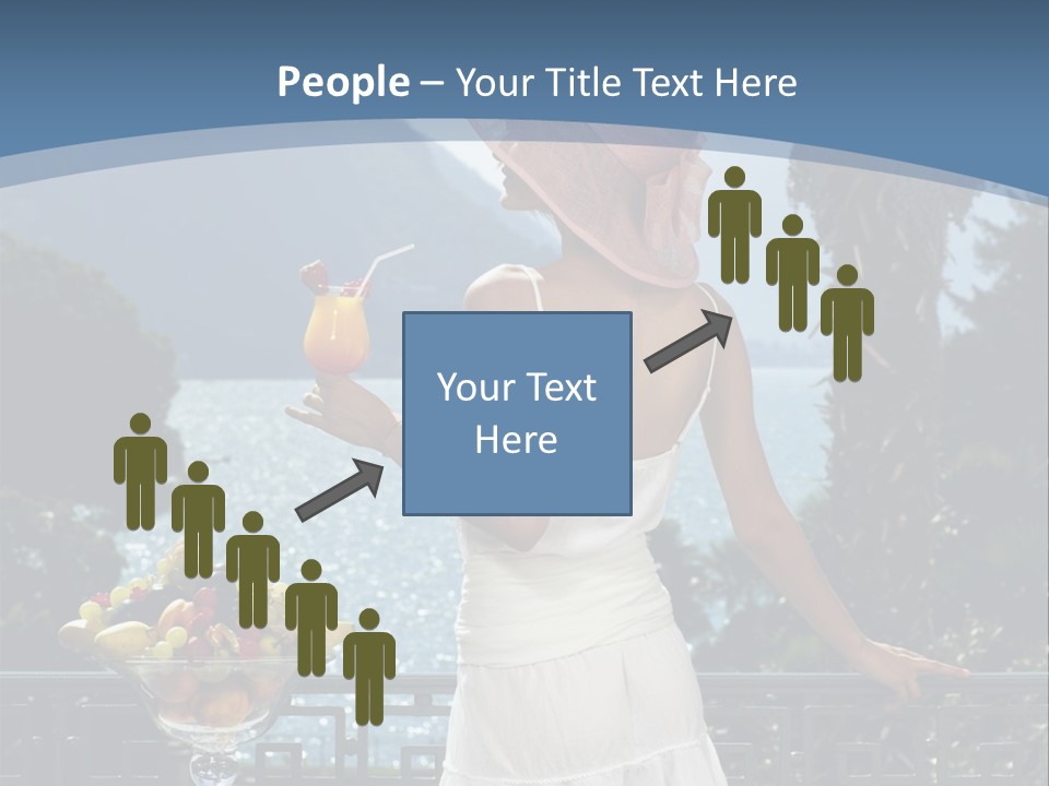 Young Cute Dress PowerPoint Template