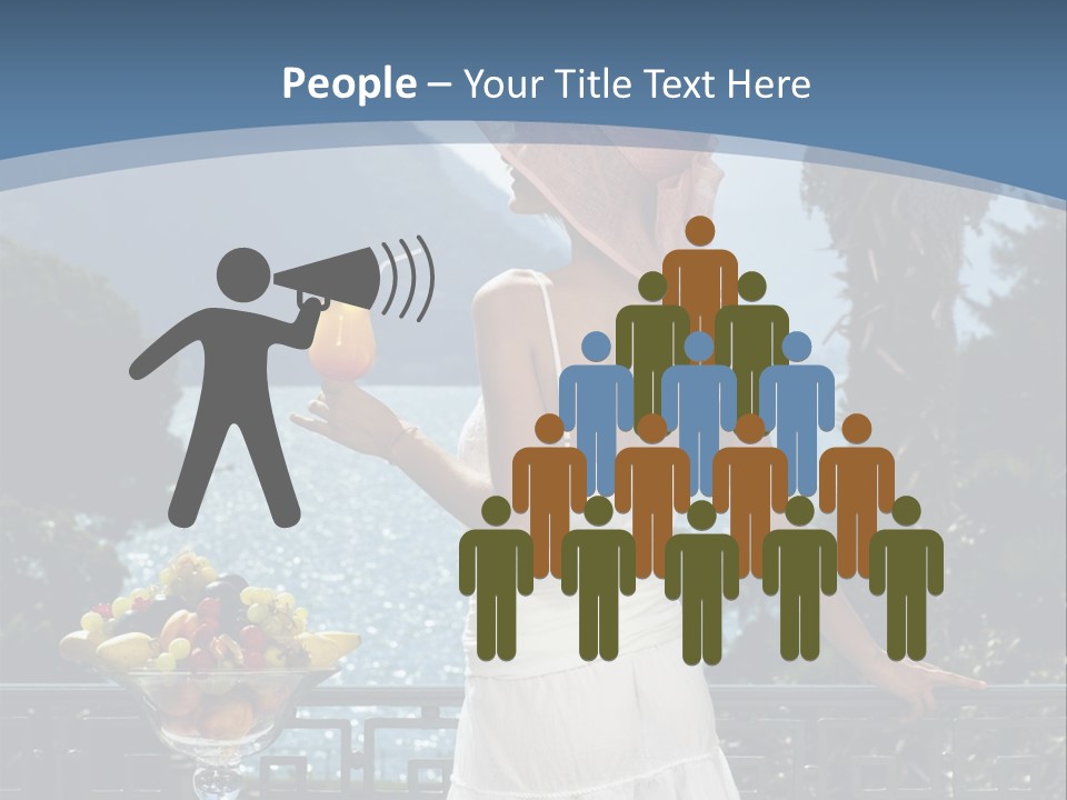 Young Cute Dress PowerPoint Template