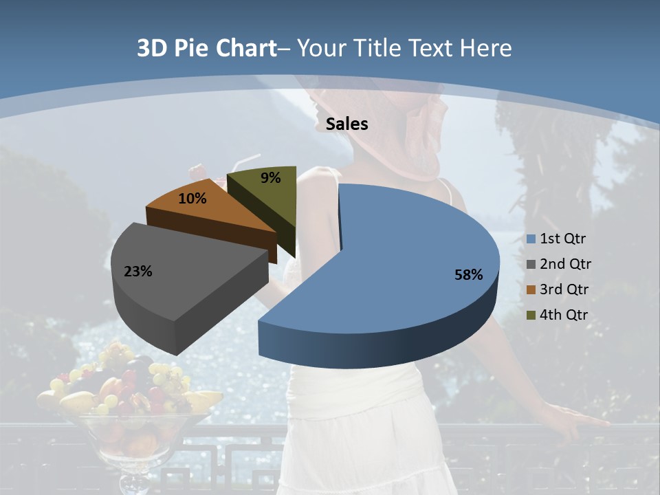 Young Cute Dress PowerPoint Template